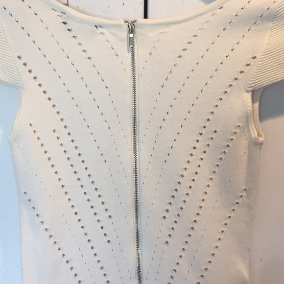 Cream BEBE knit dress - Picture 6 of 16